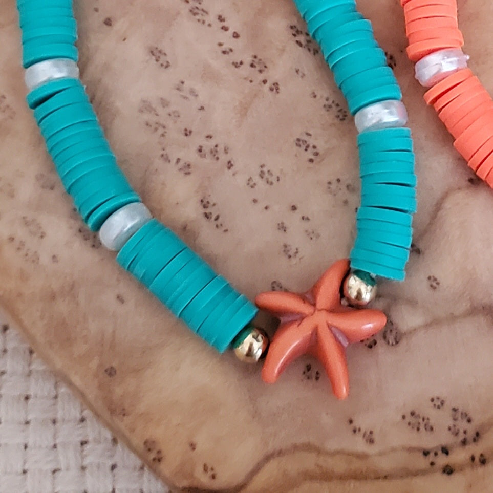 Blue Disc Bracelet Beach Collection